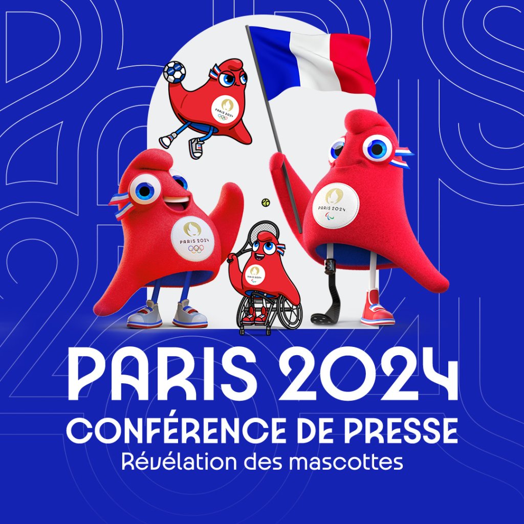 Révélation des mascottes Paris 2024 en replay - JO Paris 2024 : les Jeux  Olympiques et Paralympiques d'été
