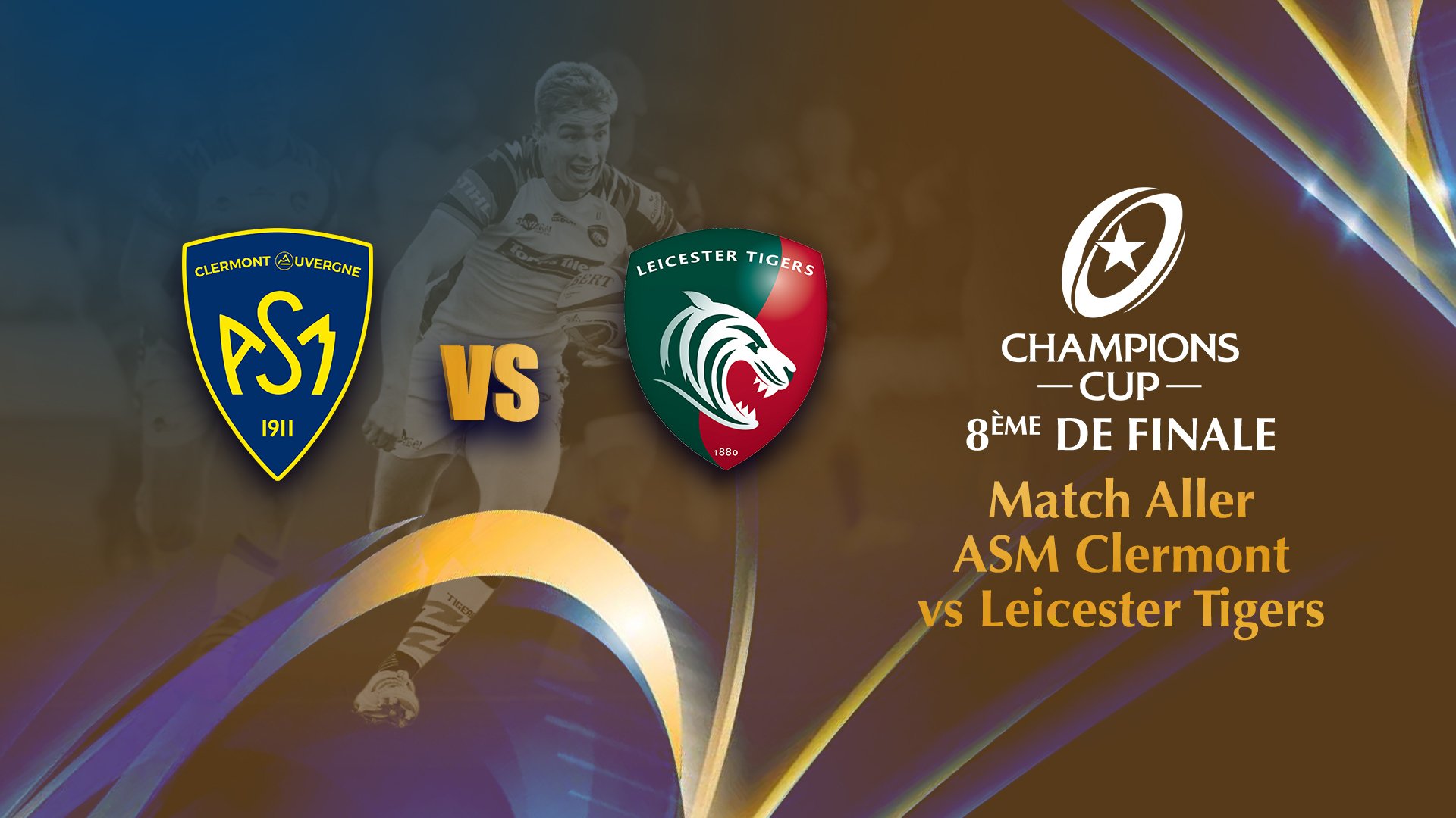 clermont leicester en direct