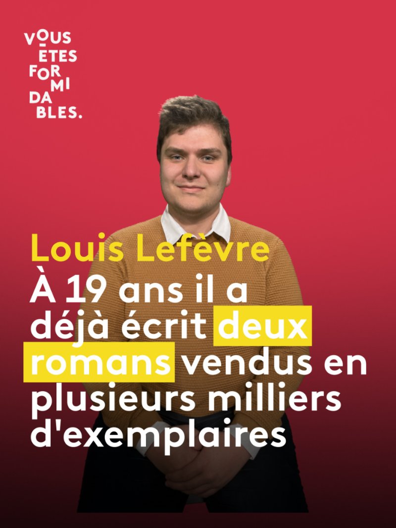 Auteur de deux livres à 19 ans, Louis Lefèvre utilise les mots pour guérir - vidéo undefined - france.tv